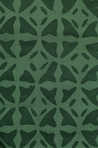 Green Hand Applique Work Cotton Two Piece Unstitched Suit Set - Luxurion World