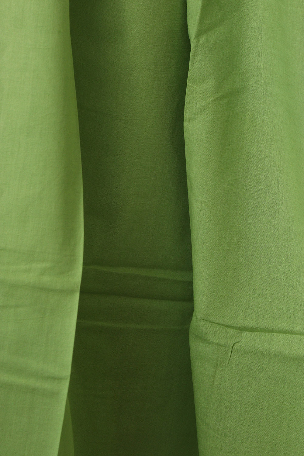 Green Hand Applique Work Cotton Two Piece Unstitched Suit Set - Luxurion World