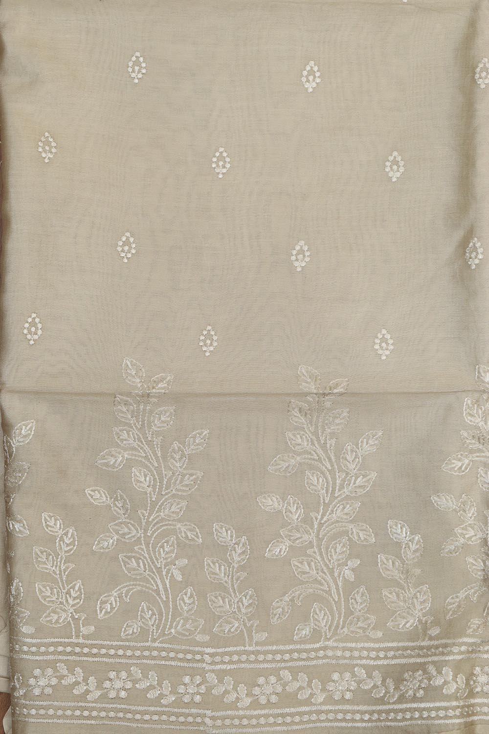 Pastel Digital Printed Chanderi Silk Embroidered Three Piece Suit Set - Luxurion World