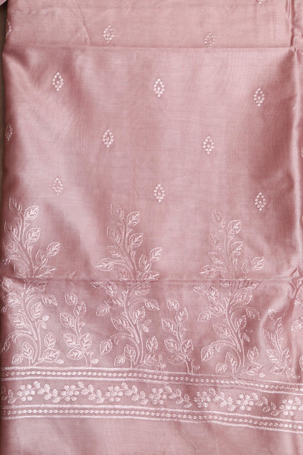Stunning Pink Digital Printed Chanderi Silk Embroidered Three Piece Suit Set - Luxurion World