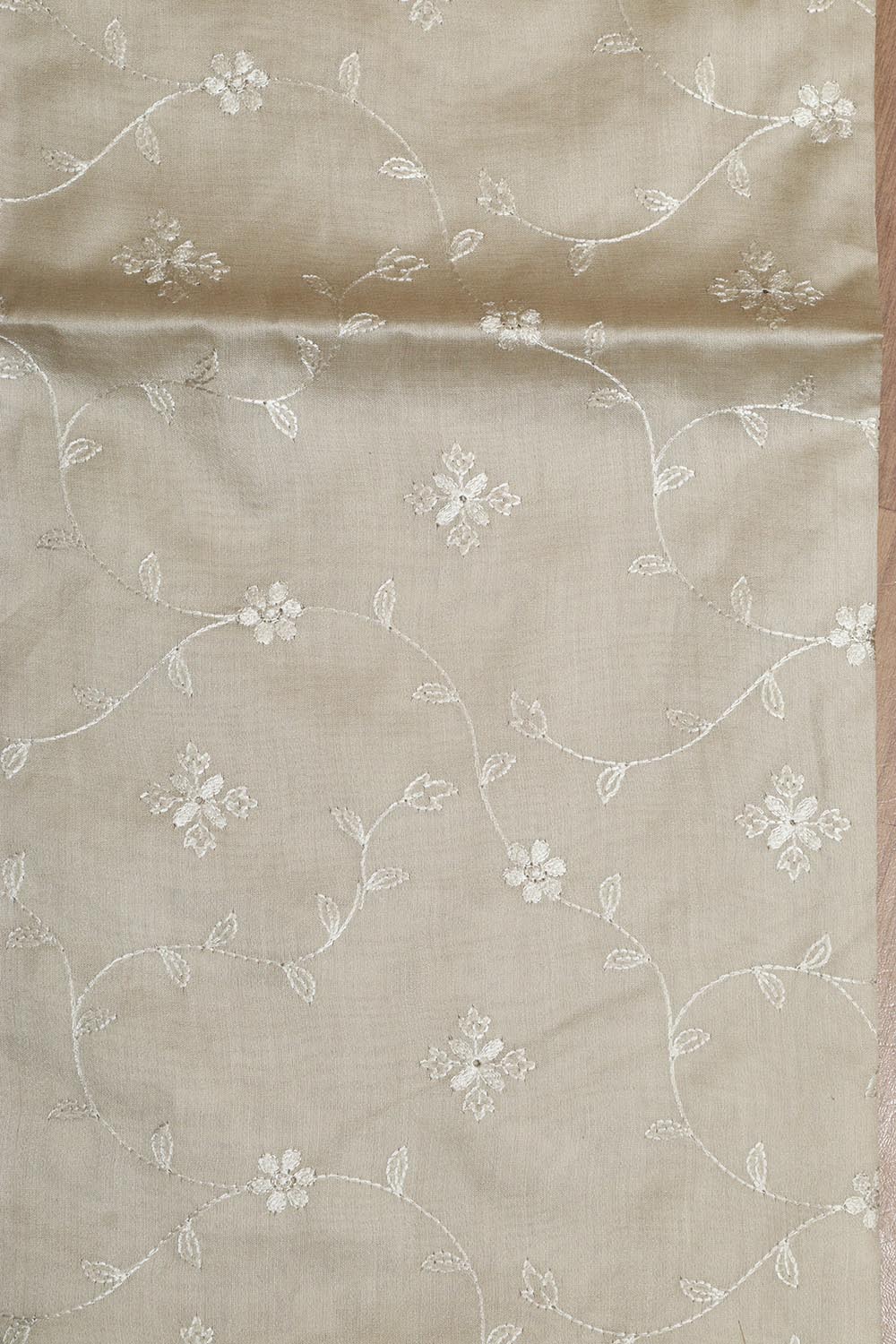 Pastel Digital Printed Chanderi Silk Embroidered Three Piece Suit Set - Luxurion World