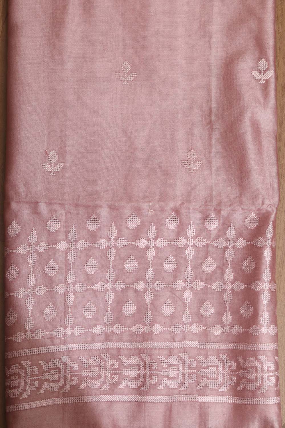 Stunning Pink Digital Printed Chanderi Silk Embroidered Three Piece Suit Set - Luxurion World