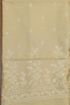 Yellow Digital Printed Chanderi Silk Embroidered Three Piece Suit Set - Luxurion World