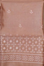 Orange Digital Printed Chanderi Silk Embroidered Three Piece Suit Set - Luxurion World