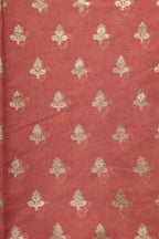 Stunning Pink Banarasi Chanderi Silk Three Piece Unstitched Suit Set - Luxurion World