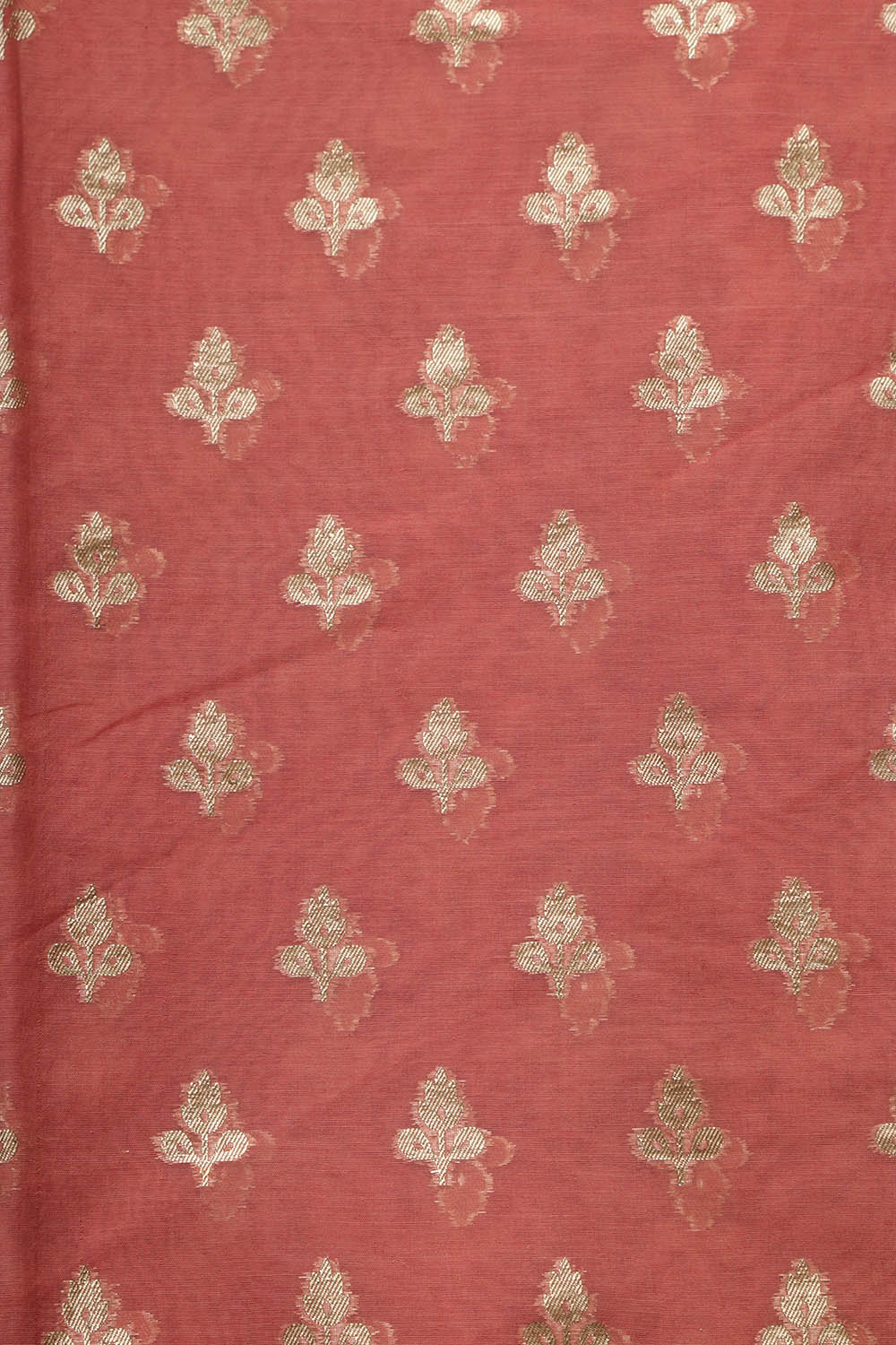 Stunning Pink Banarasi Chanderi Silk Three Piece Unstitched Suit Set - Luxurion World