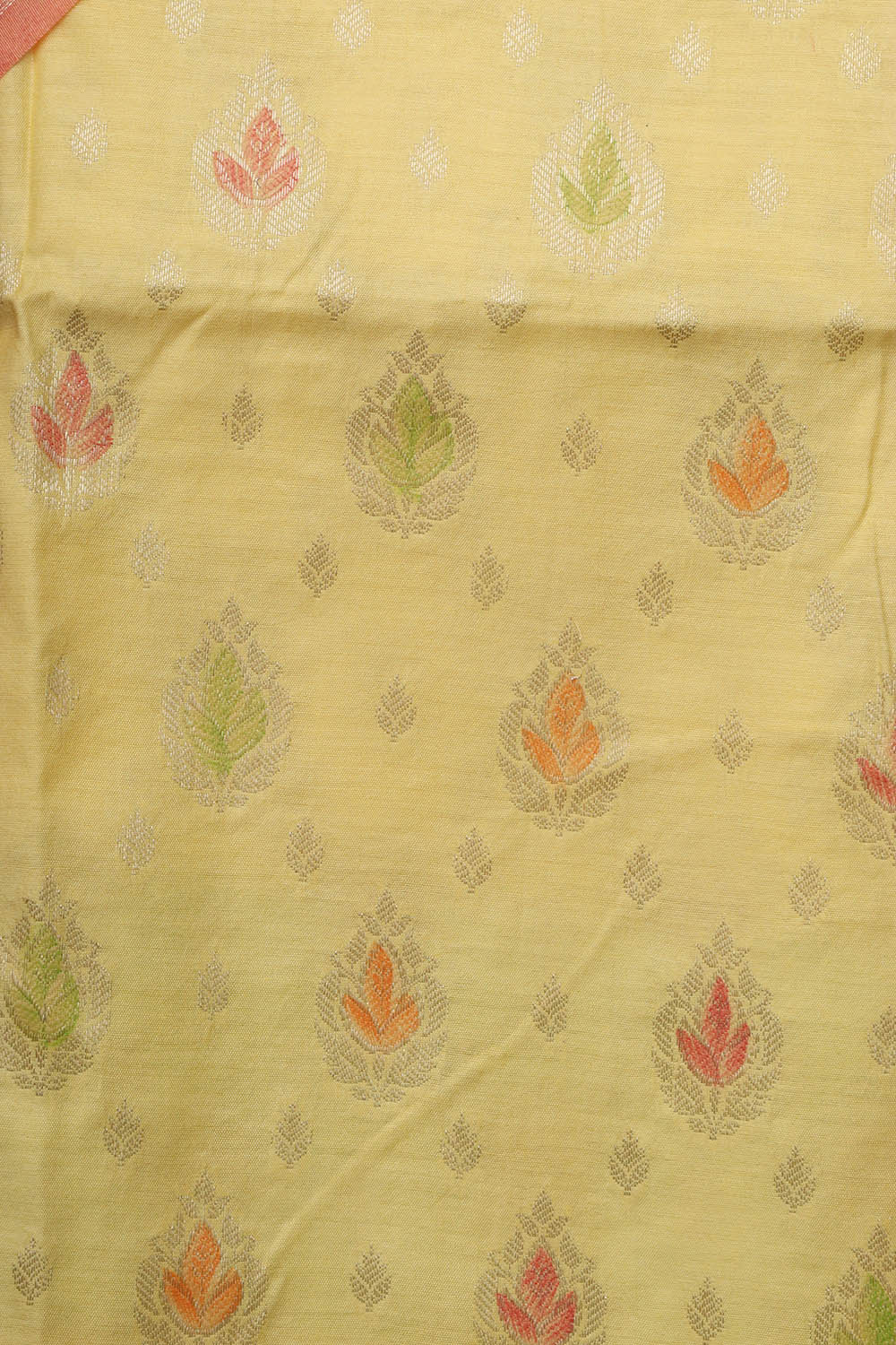 Stunning Multicolor Banarasi Chanderi Silk Brush Dye Three Piece Unstitched Suit Set - Luxurion World