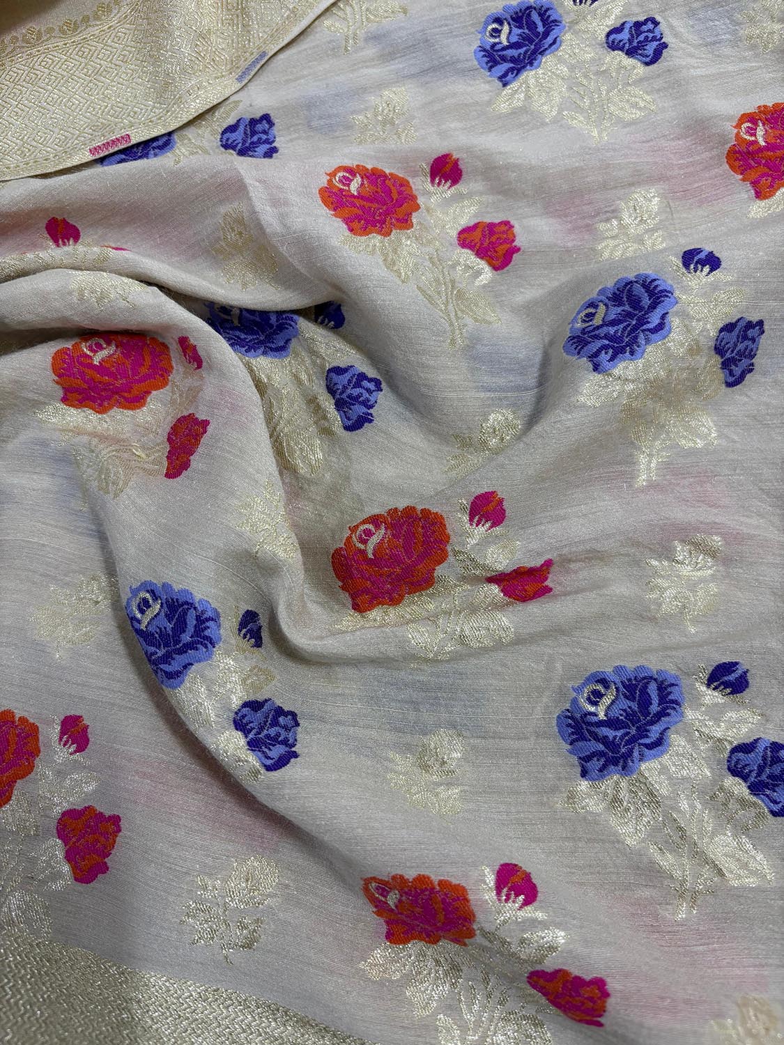 Exquisite Dyeable Banarasi Pure Moonga Silk Meenakari Two Piece Unstitched Suit Set - Luxurion World