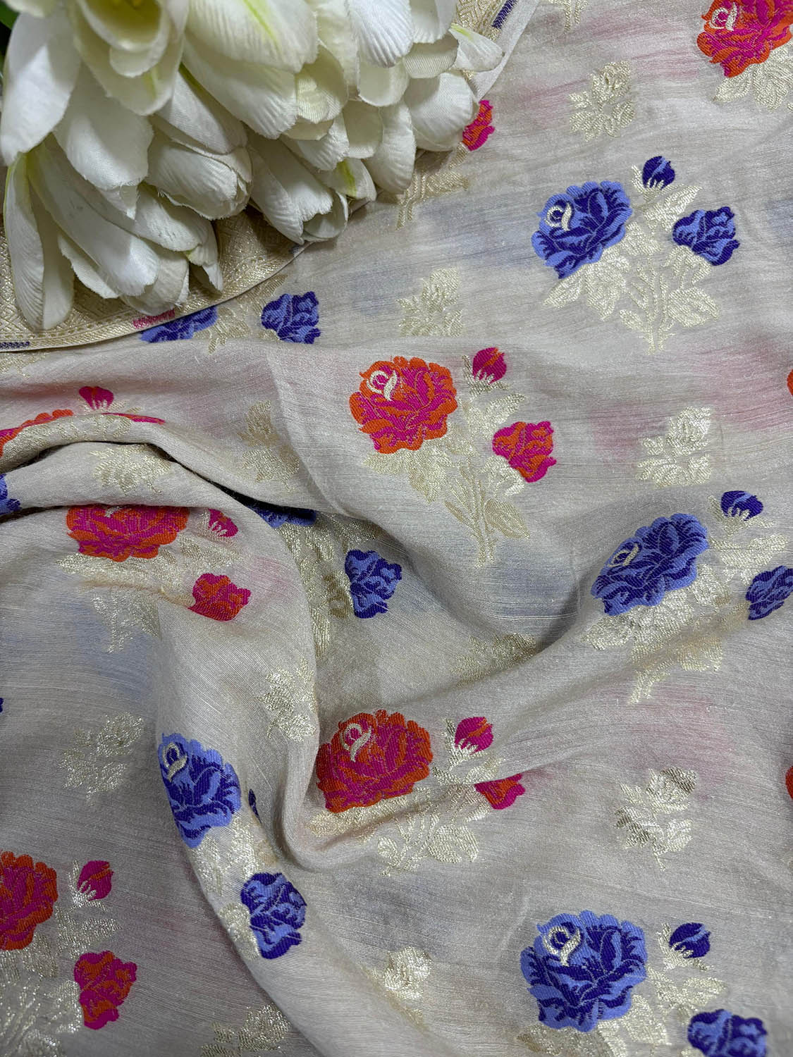 Exquisite Dyeable Banarasi Pure Moonga Silk Meenakari Two Piece Unstitched Suit Set - Luxurion World