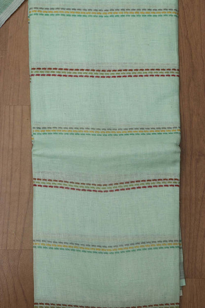 Blue Linen Digital Printed Three Piece Suit Set - Luxurion World