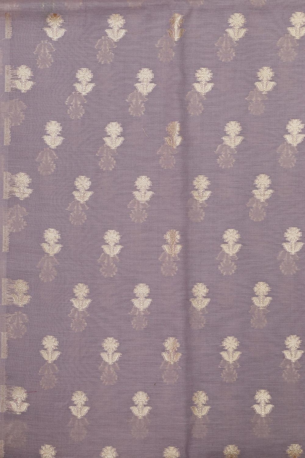 Elegant Purple Banarasi Chanderi Silk Three Piece Unstitched Suit Set - Luxurion World