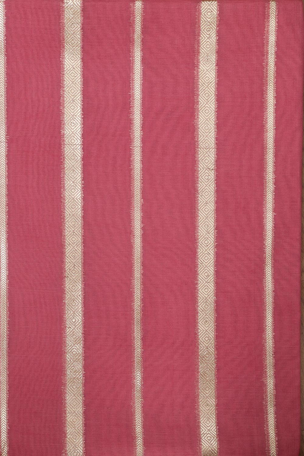 Stunning Pink Banarasi Chanderi Silk Three Piece Unstitched Suit Set - Luxurion World