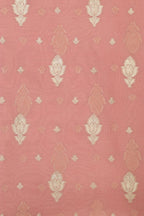 Stunning Pink Banarasi Chanderi Silk Shaded Three Piece Unstitched Suit Set - Luxurion World