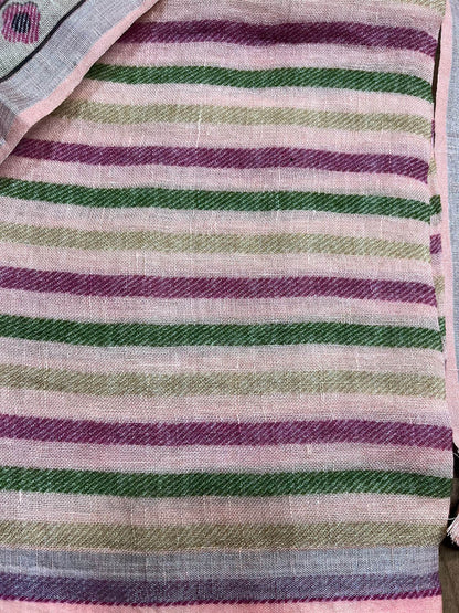 Pastel Digital Printed Linen Three Piece Suit Set - Luxurion World