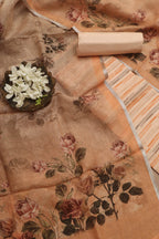 Pastel Digital Printed Linen Three Piece Suit Set - Luxurion World