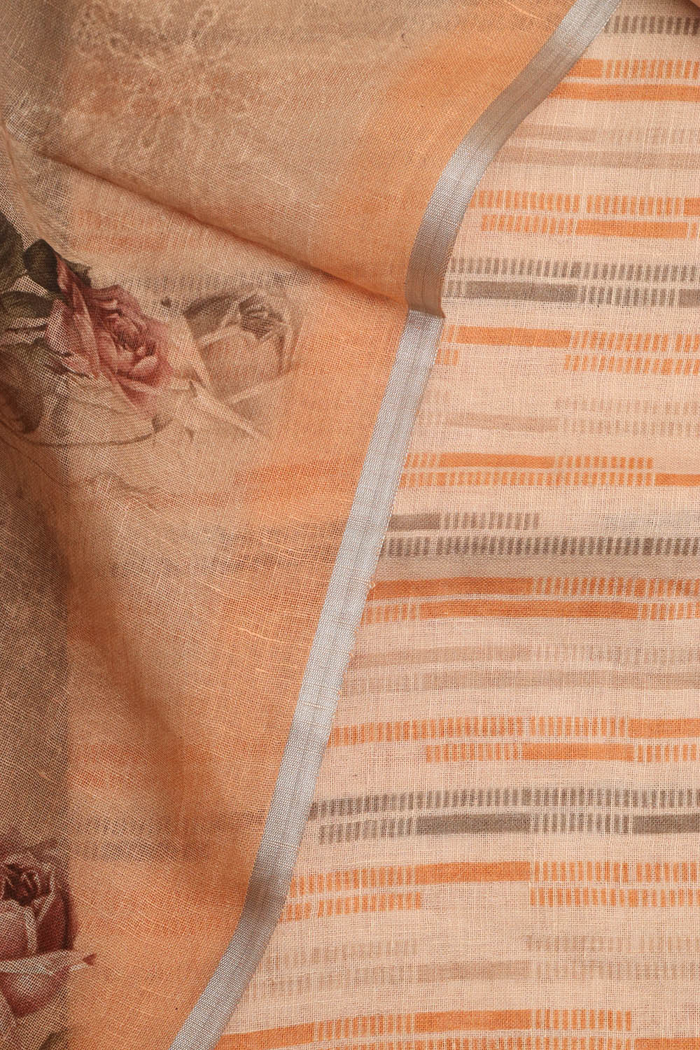Pastel Digital Printed Linen Three Piece Suit Set - Luxurion World
