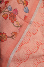 Vibrant Orange Digital Printed Linen Three Piece Suit Set - Luxurion World
