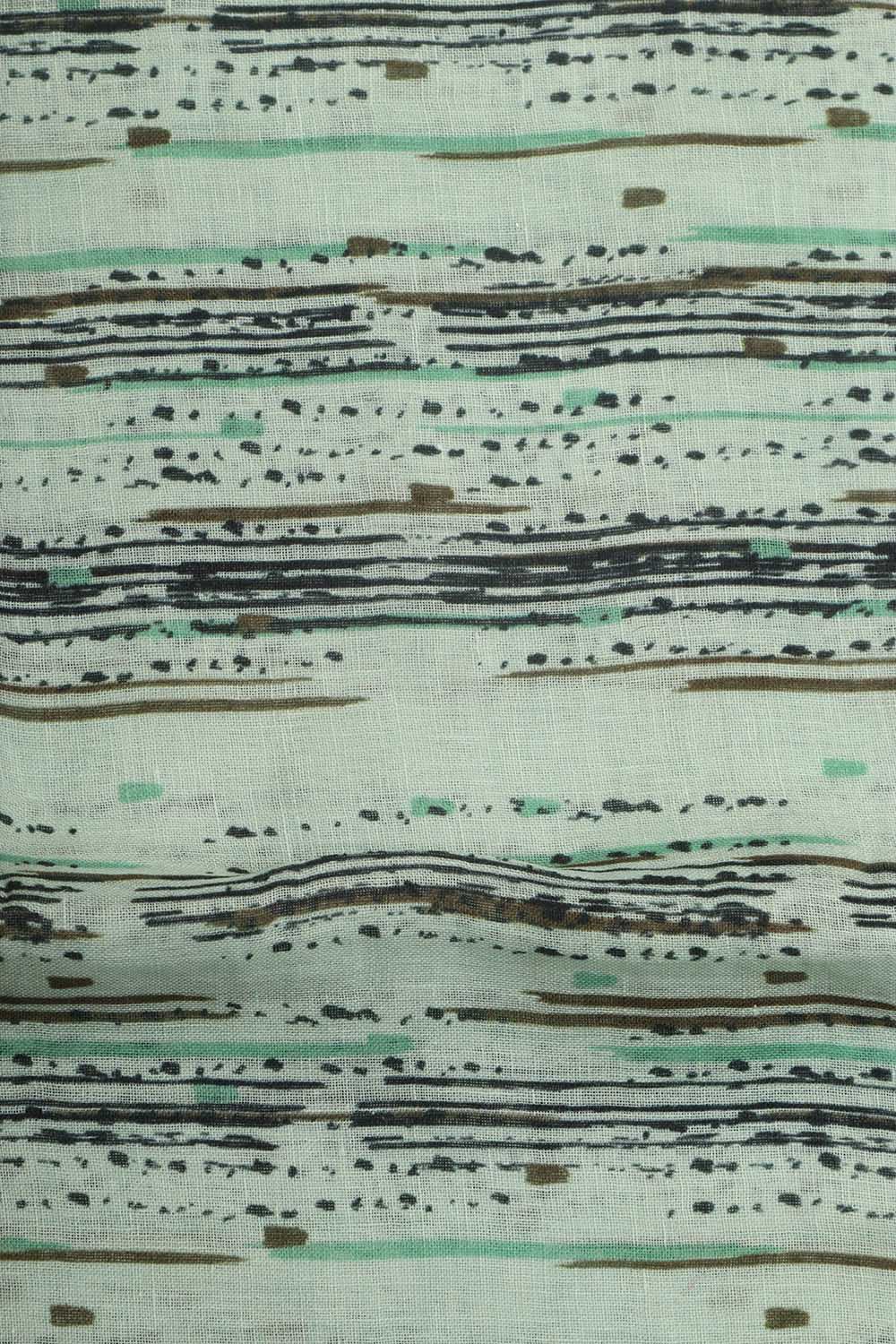 Stunning Blue Digital Printed Linen Three Piece Suit Set - Luxurion World