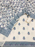 Banarasi Dyeable Cotton Meenakari Suit Set