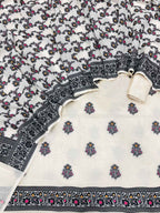 Banarasi Dyeable Cotton Meenakari Suit Set