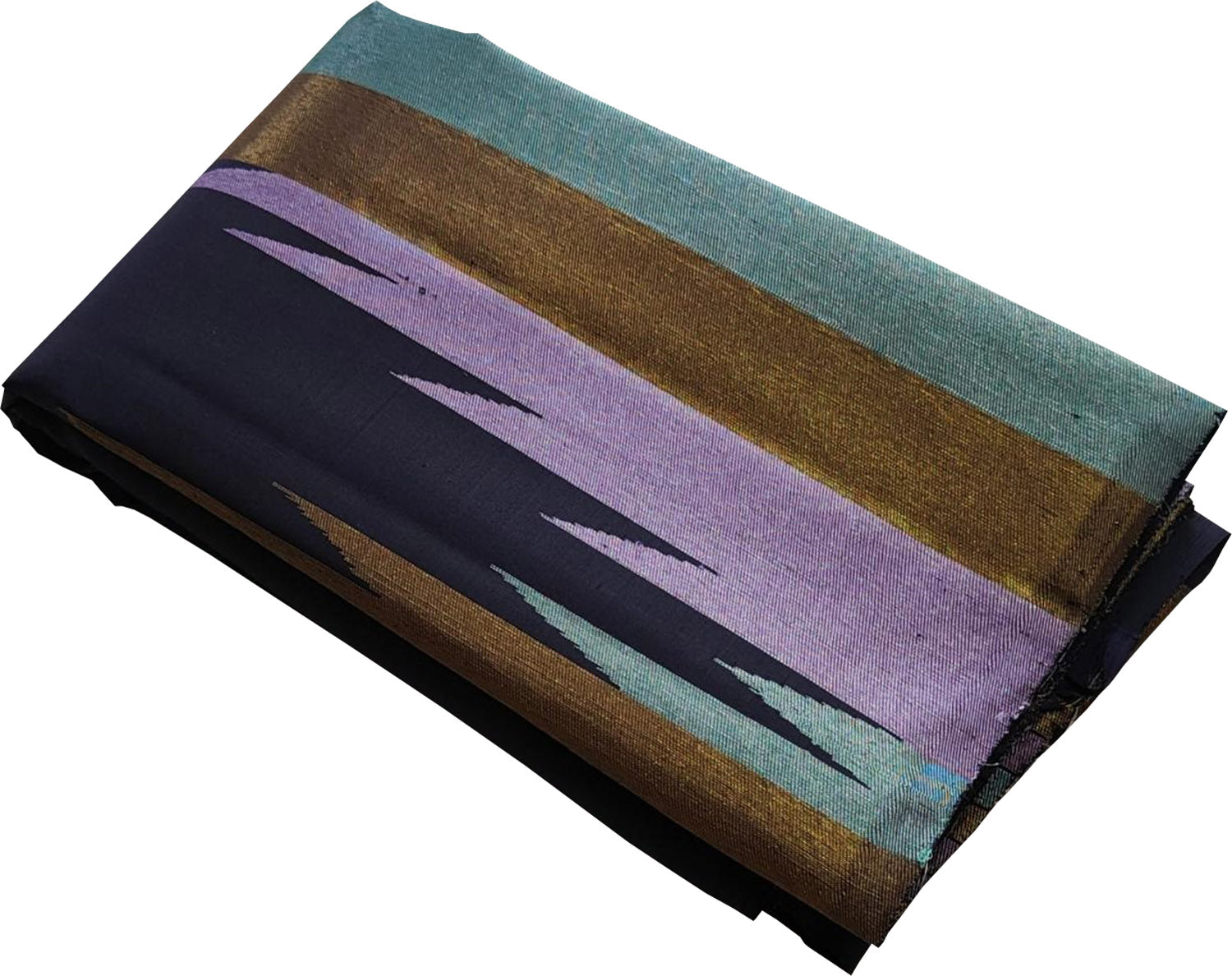 Black Handloom Kanjeevaram Pure Silk Saree