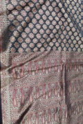 Black Mashru Silk Tanchui Weaved Banarasi Saree