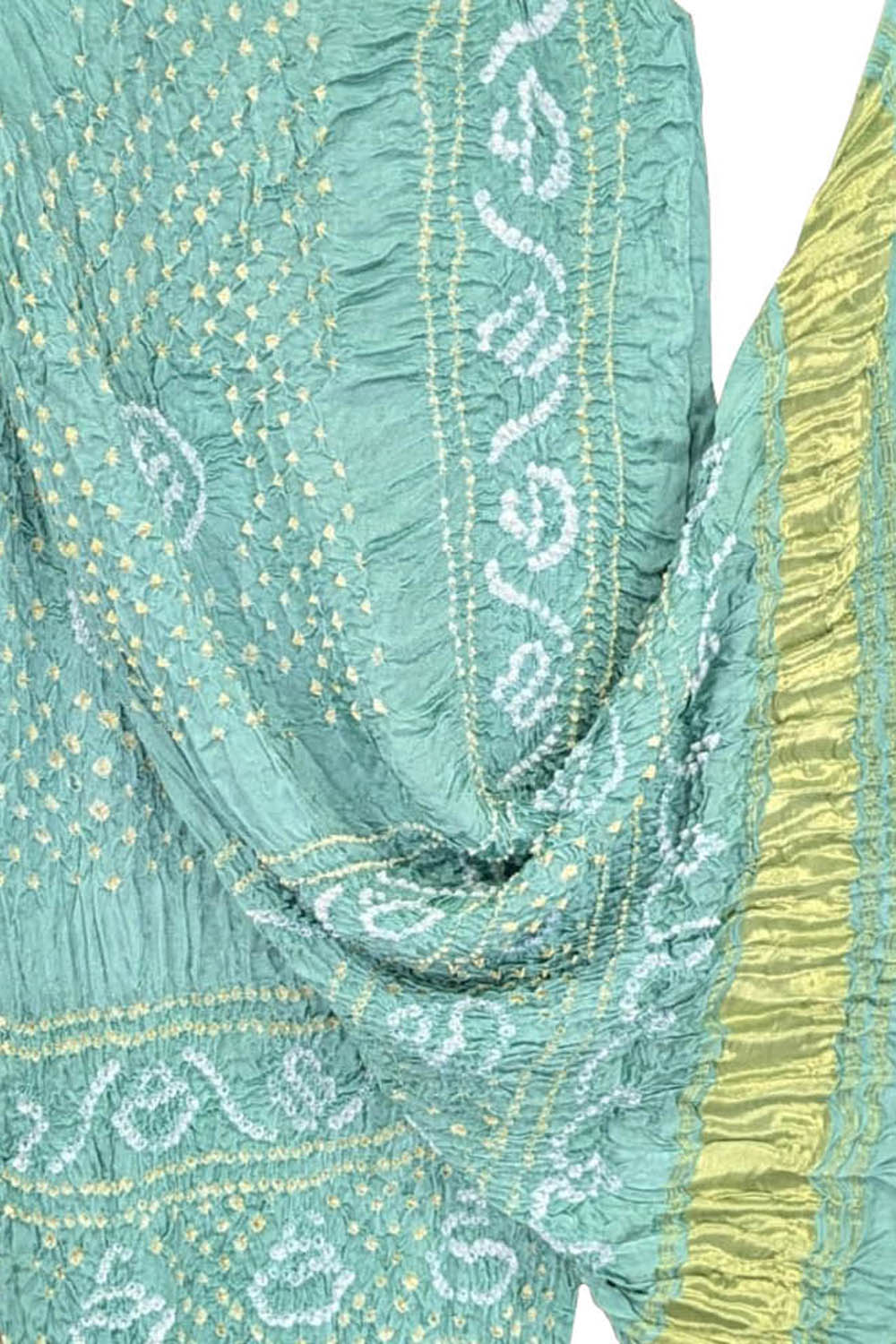 Blue Bandhani Modal Silk Dupatta
