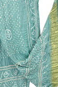 Blue Bandhani Modal Silk Dupatta