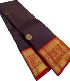 Blue Kanjeevaram Pure Silk Saree Handloom Weave Celebration