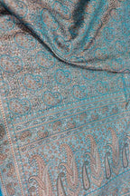 Blue Mashru Silk Tanchui Weaved Banarasi Saree