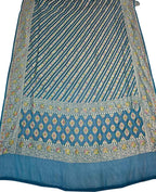 Blue Pure Georgette Banarasi Brush Dye Dupatta PD1B1AL426090401