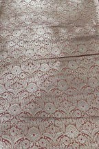 Brown Banarasi Handloom Katan Silk Fabric