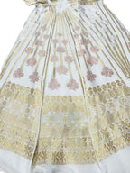 Dyeable Banarasi Handloom Pure Georgette Unstitched Lehenga Set