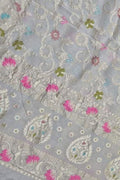 Dyeable Banarasi Handloom Pure Moonga Silk Dupatta Meenkari
