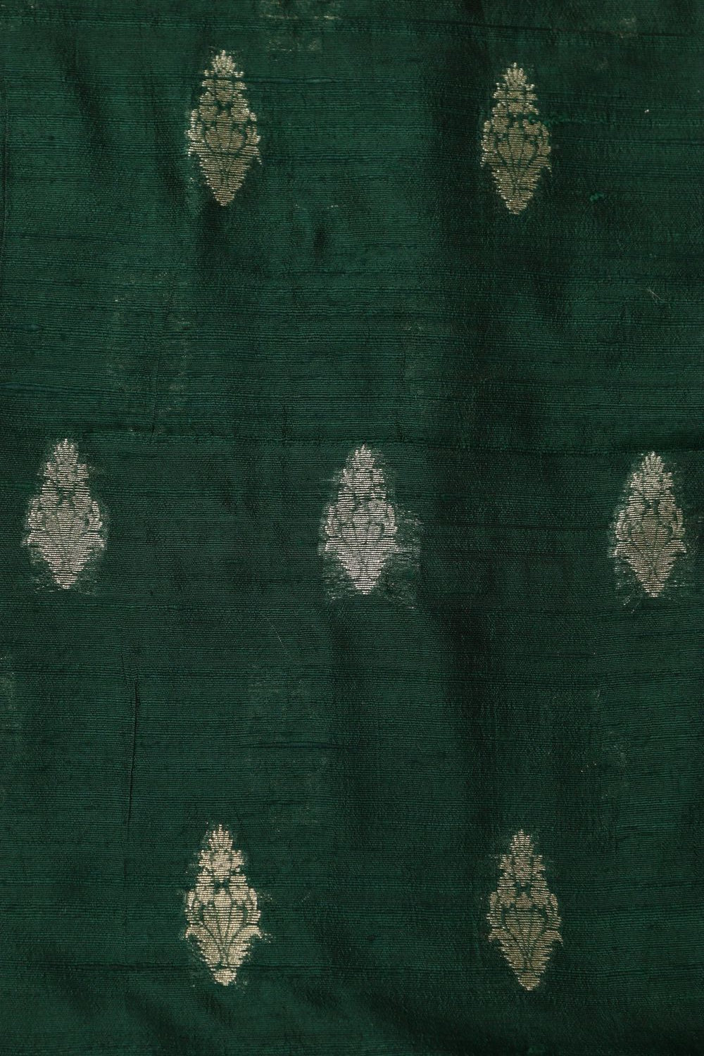 Green Banarasi Raw Silk Suit with Banarasi Bandhani Georgette Dupatta - Luxurion World