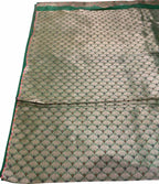 Green Banarasi Handloom Katan Silk Fabric