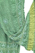 Green Bandhani Modal Silk Dupatta