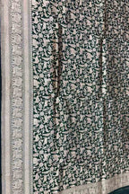 Green Handloom Banarasi Pure Katan Silk Dupatta