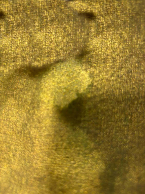 Green Banarasi Tissue Silk Booti Fabric — Handloom Zari Booti, Festive ( 1 Mtr )
