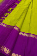Green Kanjeevaram Pure Silk Saree Handloom Weave Festive