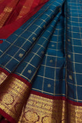 Green Kanjeevaram Pure Silk Saree Handloom Weave Wedding