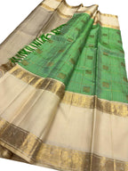 Green Kanjeevaram Handloom Pure Silk Saree