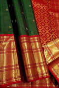 Green Handloom Kanjeevaram Pure Silk Saree
