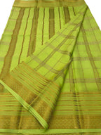Green Handloom Mysore Pure Crepe Silk Saree