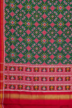 Green Pure Double Ikkat Patan Patola Saree