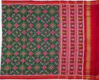 Green Pure Double Ikkat Patan Patola Saree