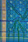 Green Pure Single Ikat Patan Patola Handloom Dupatta
