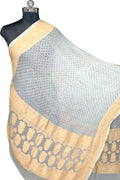 Grey Bandhani Georgette Dupatta