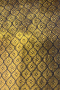 Grey Handloom Banarasi Tissue Kora Silk Brocade Fabric ( 1 Mtr )
