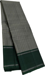 Grey Handloom Kanjeevaram Pure Silk Saree